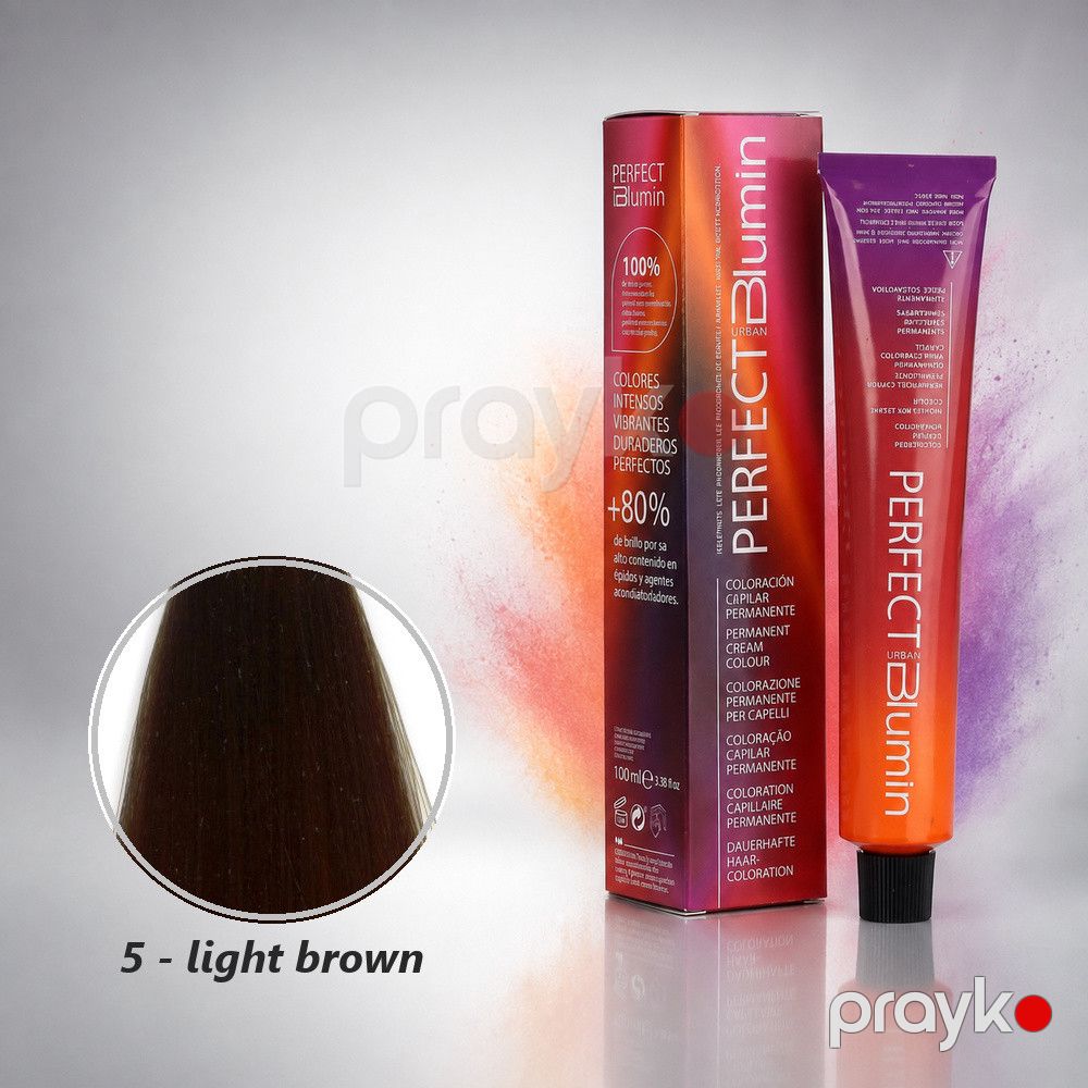 Saç boyası Tahe Perfect Blumin Urban 5 light brown 100 ml — Mallar, Bakı (2)