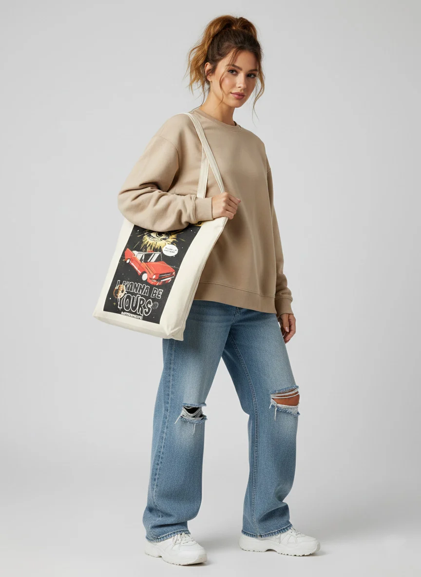 Çiyin çantası Eco Bag Yours 35x40sm — Çantalar, çamadanlar, cüzdanlar, Bakı (2)