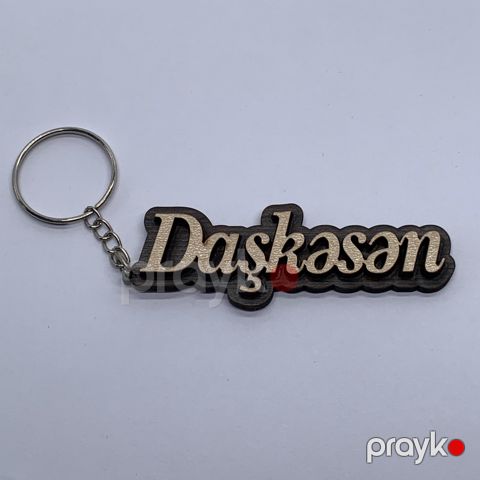 Brelok Daşkəsən, taxta — Bakı