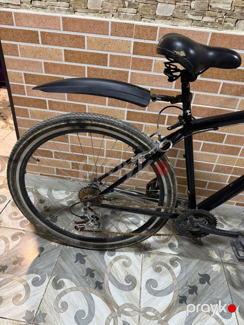 Şəhər/trek tipli velosiped – qara rəng - Yüngül alüminium tipli — Yol velosipedləri, Bakı (6)