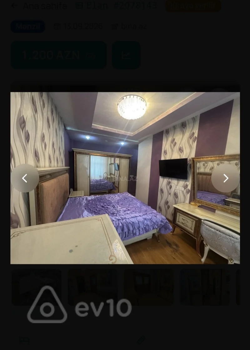 3 otaqlı mənzil, 131 m², Tiblisi prs — kirayə — Mənzil, Bakı (6)