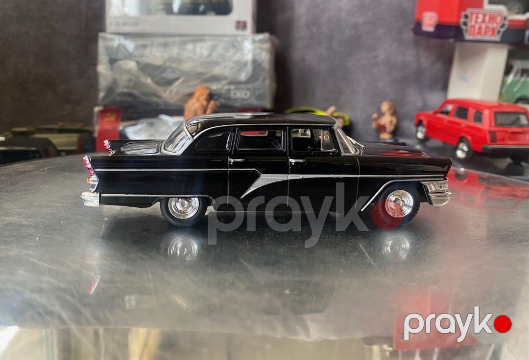 Коллекционная модель GAZ-13 Chayka black 1960 — Kolleksiyalar, Bakı (5)