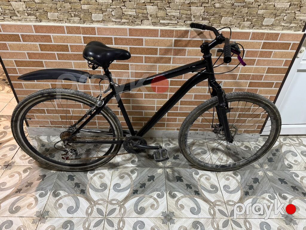 Şəhər/trek tipli velosiped – qara rəng - Yüngül alüminium tipli — Yol velosipedləri, Bakı (3)