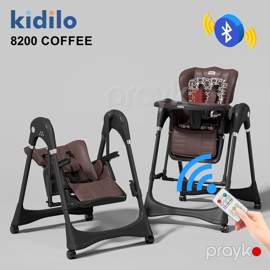 Uşaq yedizdirmə oturacaqları-transformer 4-ü 1-də Kidilo 8200, qəhvəyi — Mallar, Bakı (2)