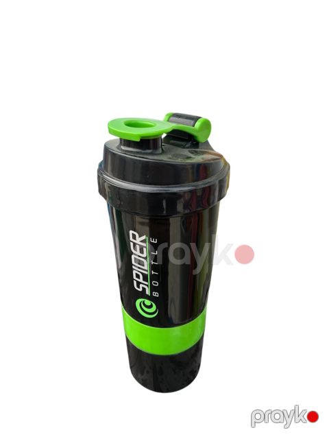 Şeyker Spider Bottle, plastik, qara/yaşıl, 750 ml — Bakı