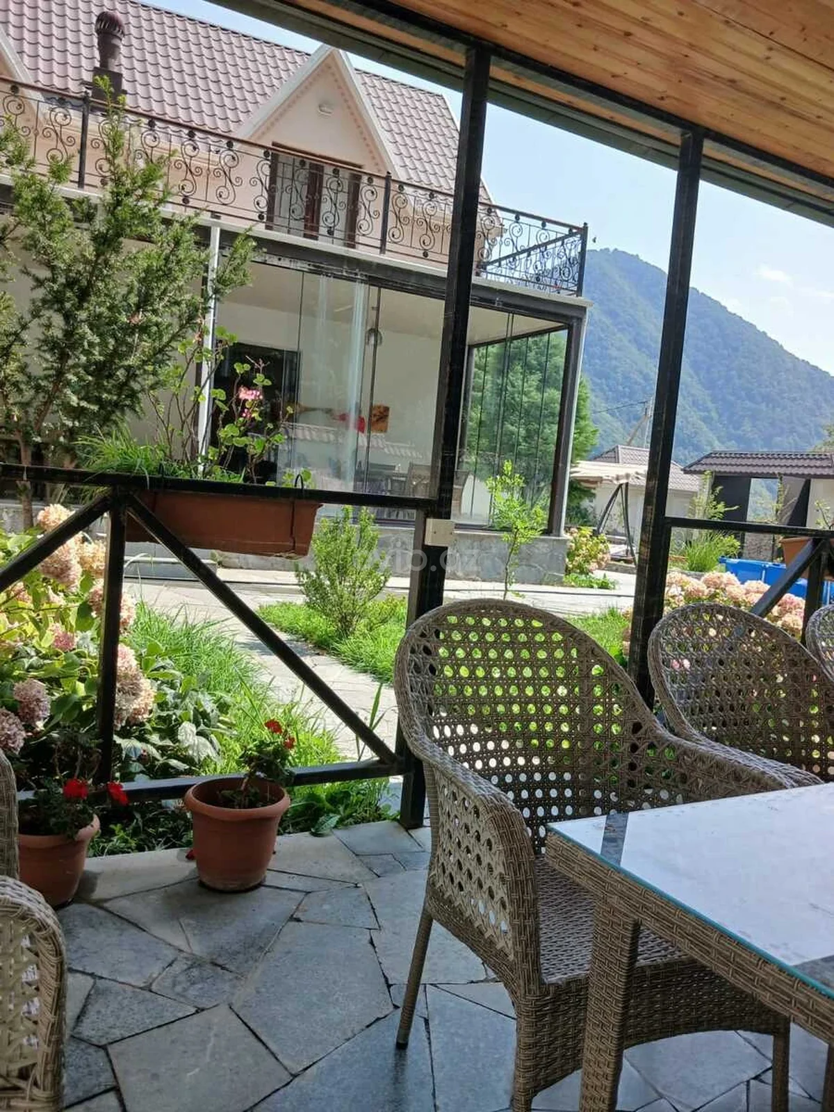 Kirayə 4 otaqlı bağ evi Qaxda — Ev, villa, Qax (3)