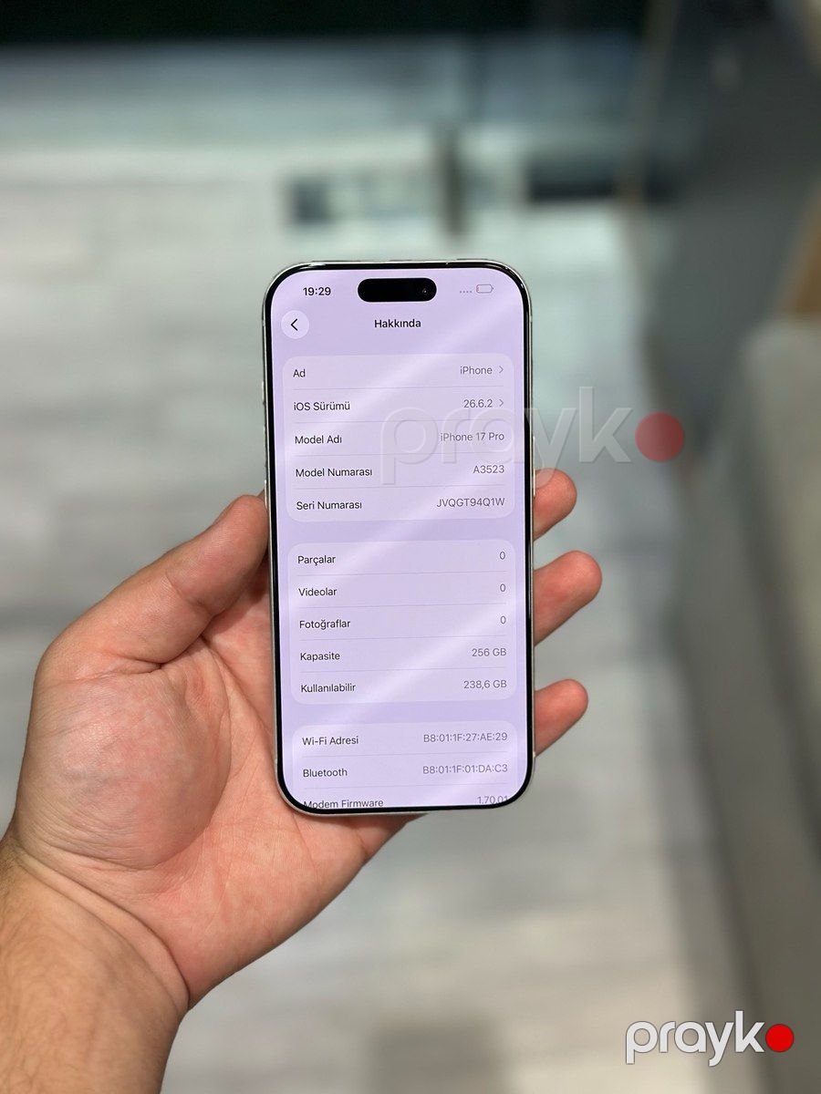 Apple iPhone 17 Pro Silver 256GB/12GB — Smartfonlar, Bakı (2)