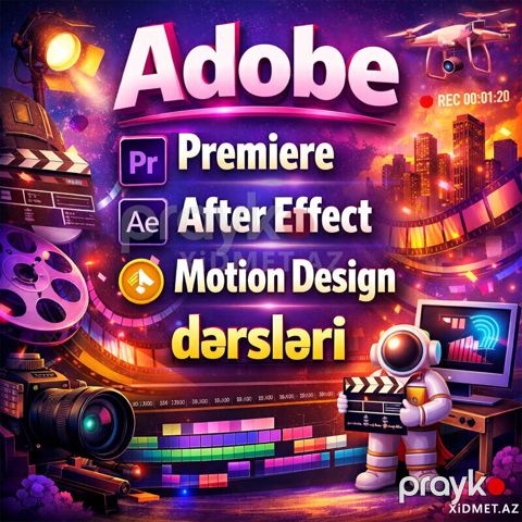 Video Montaj Kursu Premiere After Effect — Bakı