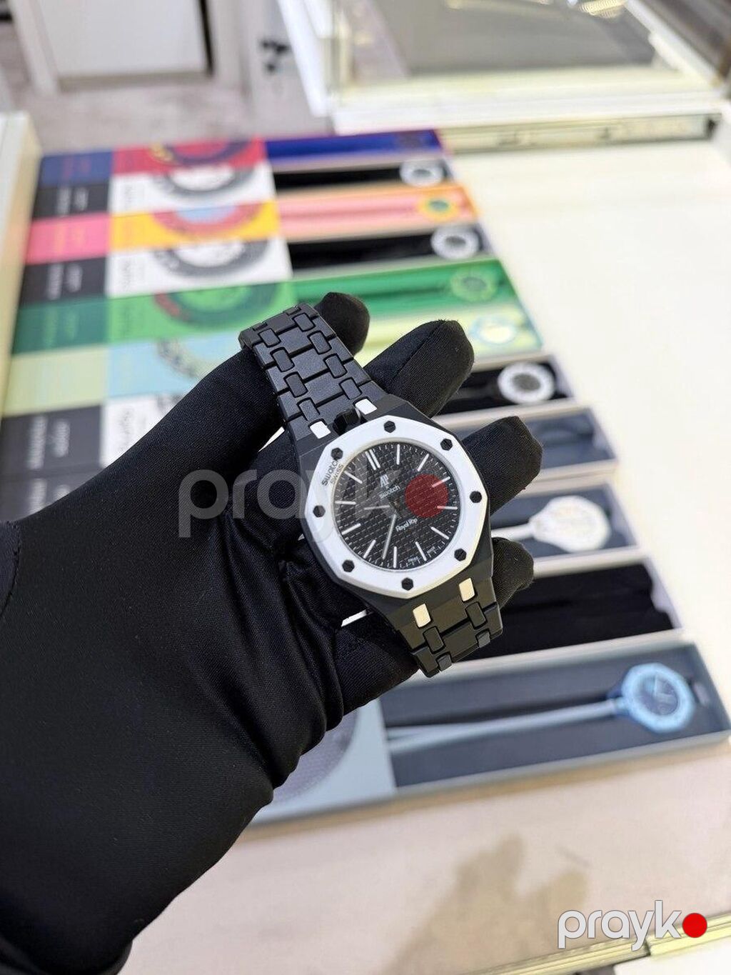 Swatch AP Audemars Piguet saat Orginal Swatch AP Audemars Piguet — Qol saatları, Bakı (2)