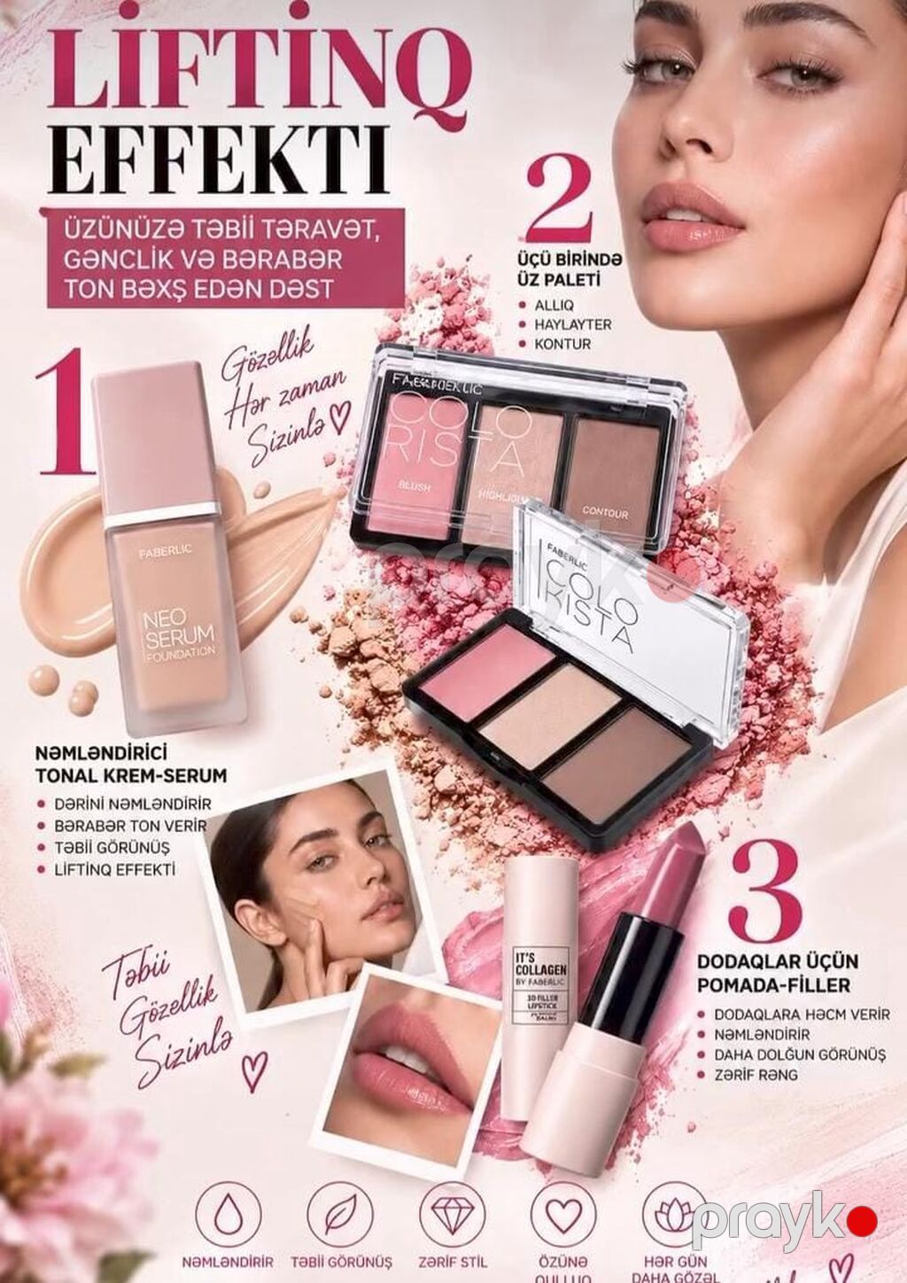 Faberlic brendinə aid müxtəlif baxım məhsulları və hədiyyə dəstləri — Kosmetik və parfüm dəstləri, Bakı (10)