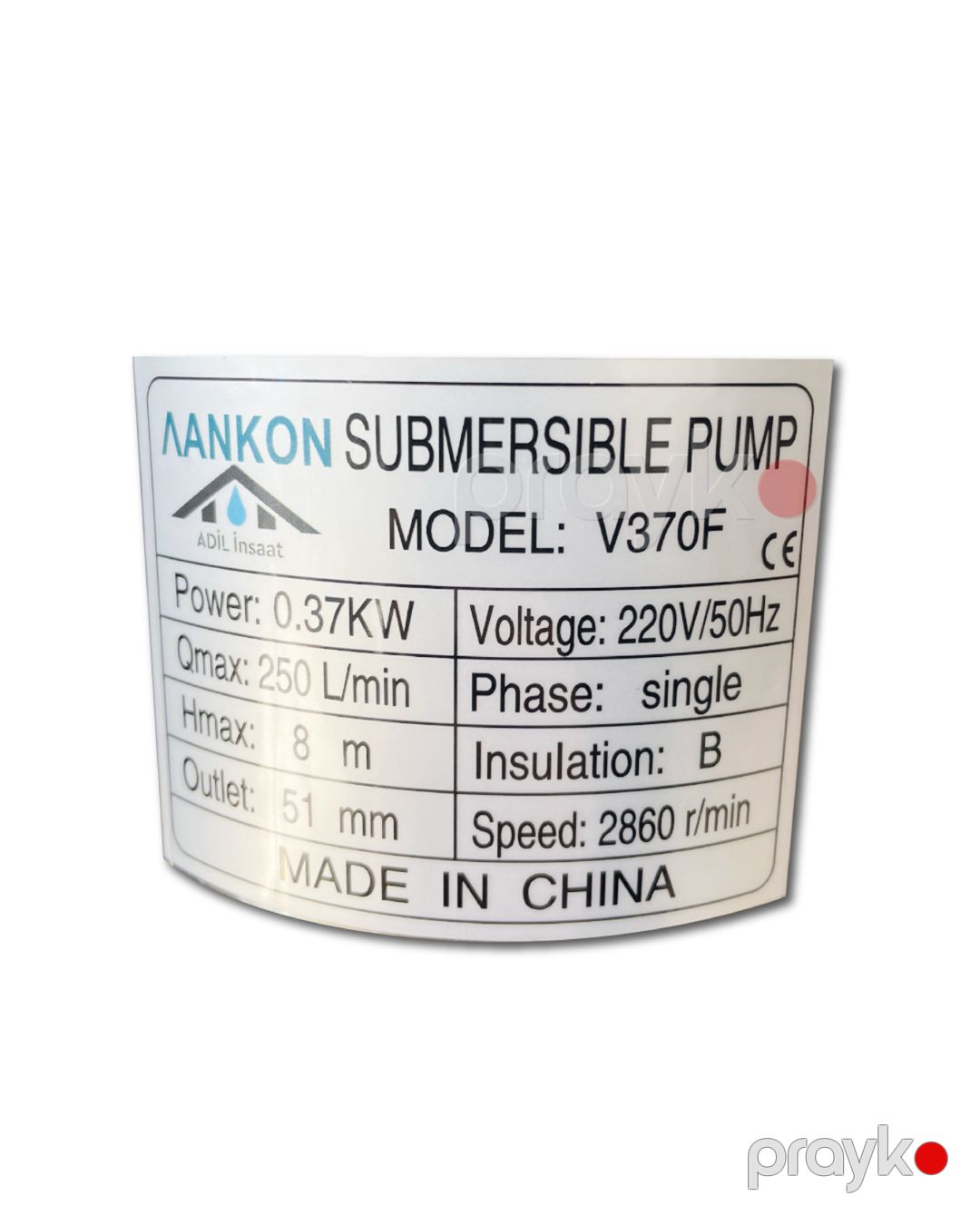 Drenaj nasosu Lankon V370F — Mallar, Bakı (2)