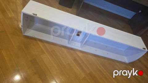 Divar asılan asma şkaf – ağ rəngdə, uzun formalı - Material — Bakı