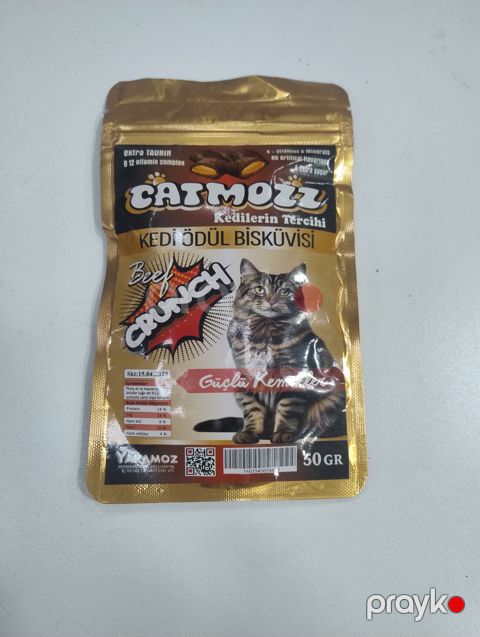 Pişiklər üçün məzə Catmozz Beef Crunch 50 q — Bakı