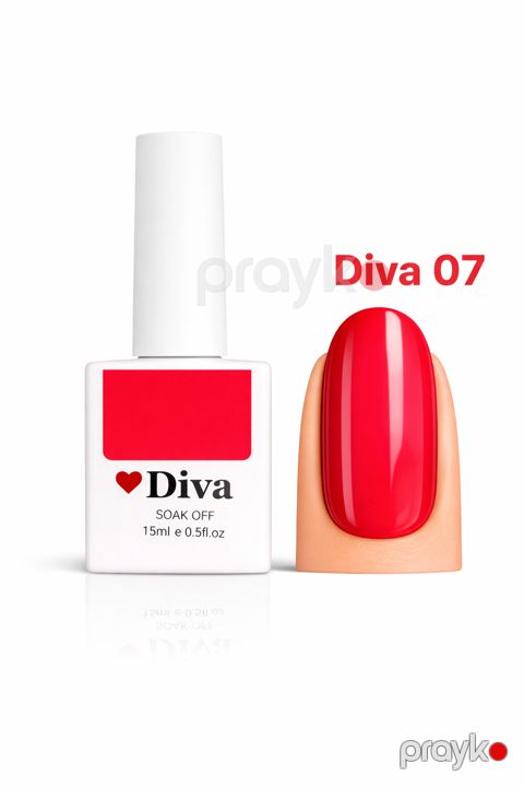 Gel-lak Diva Professional 07, 15 ml — Bakı
