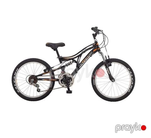 Dağ velosipedi Salcano Hector 20'', uniseks, narıncı/qara, polad, 14 kq