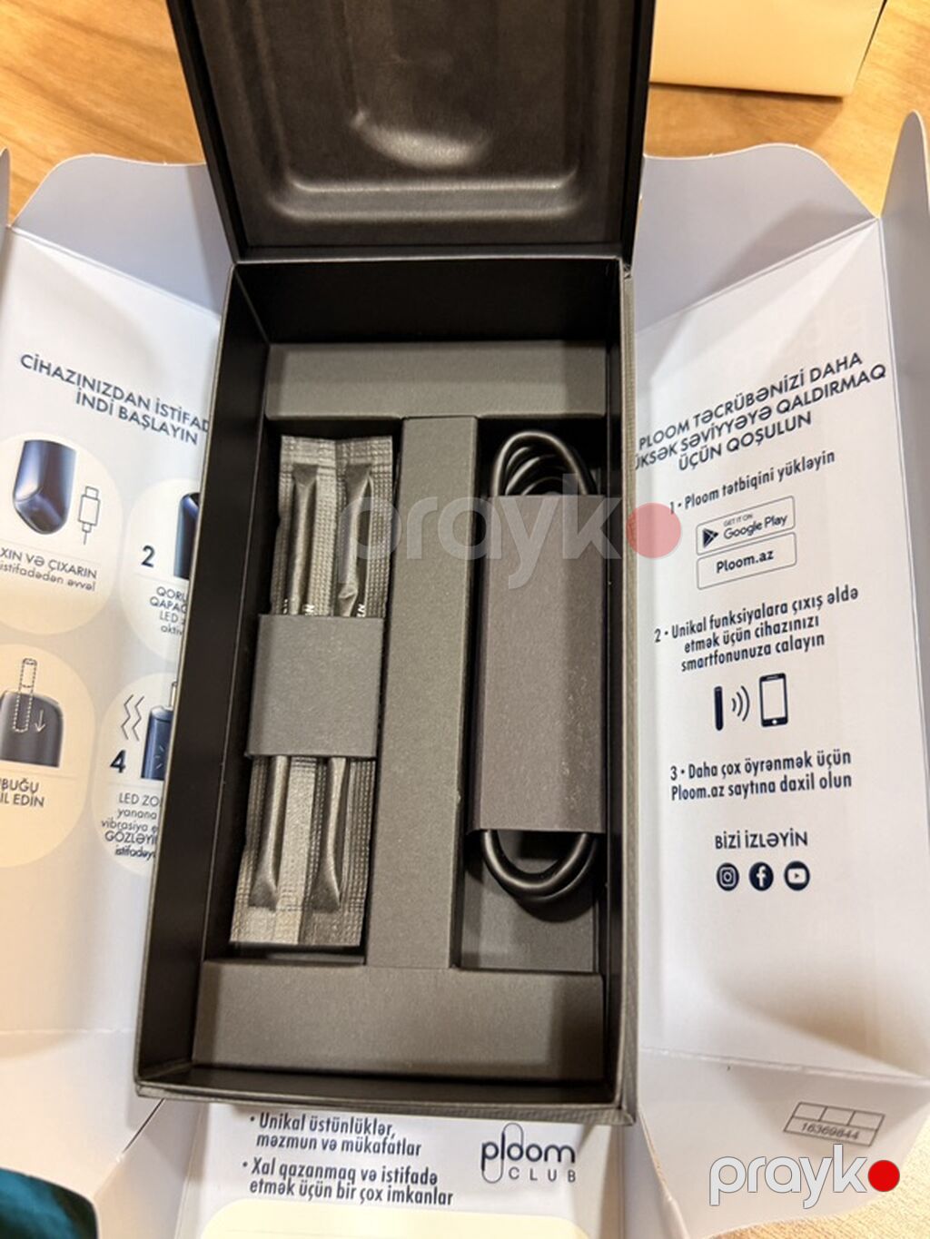 Ploom Aura tütün qızdırıcı cihazı – Navy Blue rəngdə. Şəkillərdə — Elektronik siqaretlər, Bakı (5)