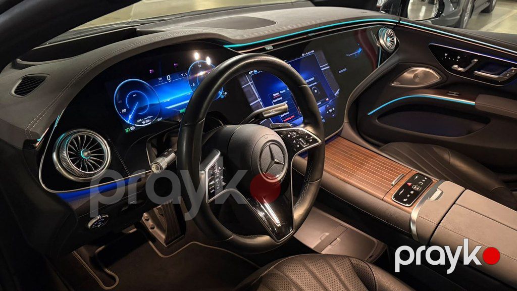 Mercedes EQS 450+, 107.8 kWh, 2021 il, 17 000 km — Avtomobillər, Bakı (12)