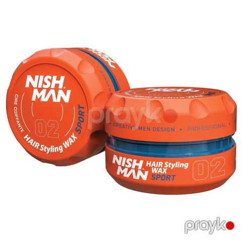 Saçlar üçün mum Nishman 02 Sport, 100 ml — Bakı