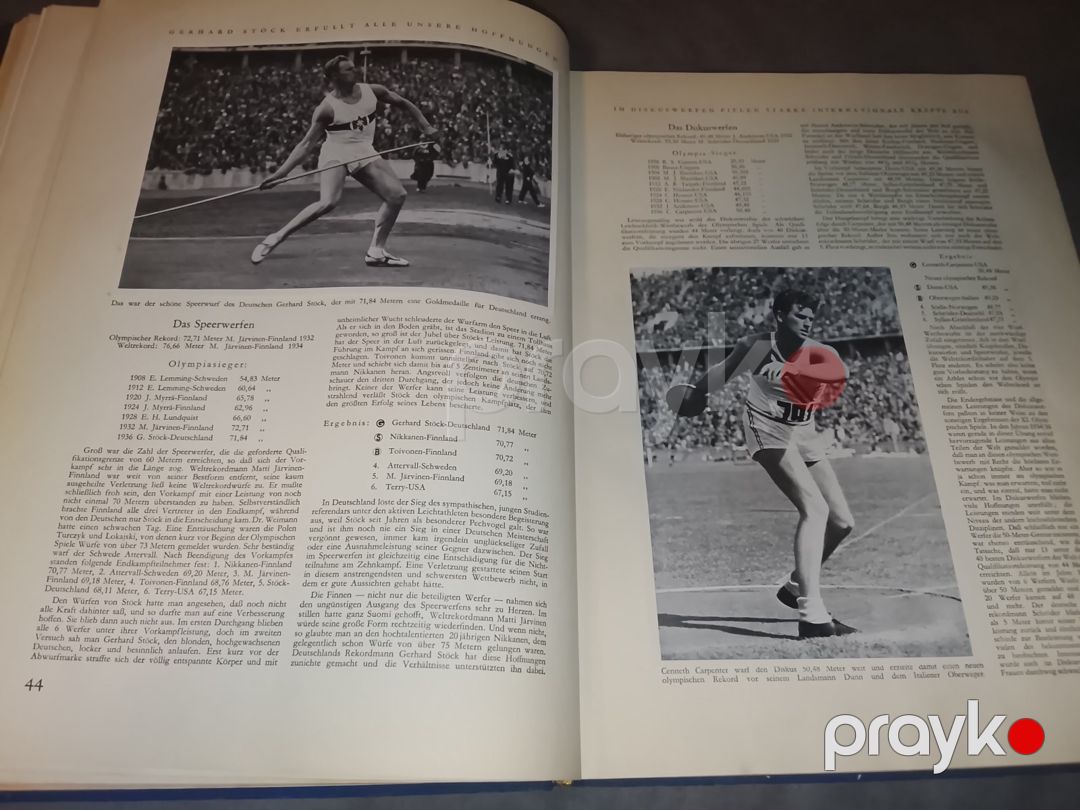 1936-ci i̇li̇n alman (n t) olimpiada kitabı — Kitablar və jurnallar, Bakı (9)