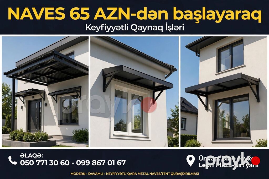 Metal konstruksiya ilə perila və naves hazırlanması Perila – 70 AZN — Dam örtükləri, Digah (2)