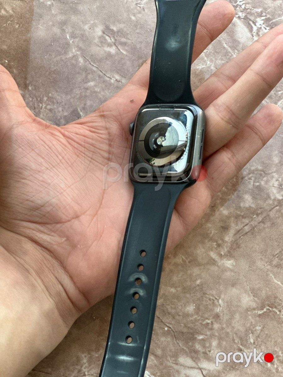 Apple Watch Series 5 Aluminum Silver 44mm — Ağıllı saatlar və biləkliklər, Bakı (2)
