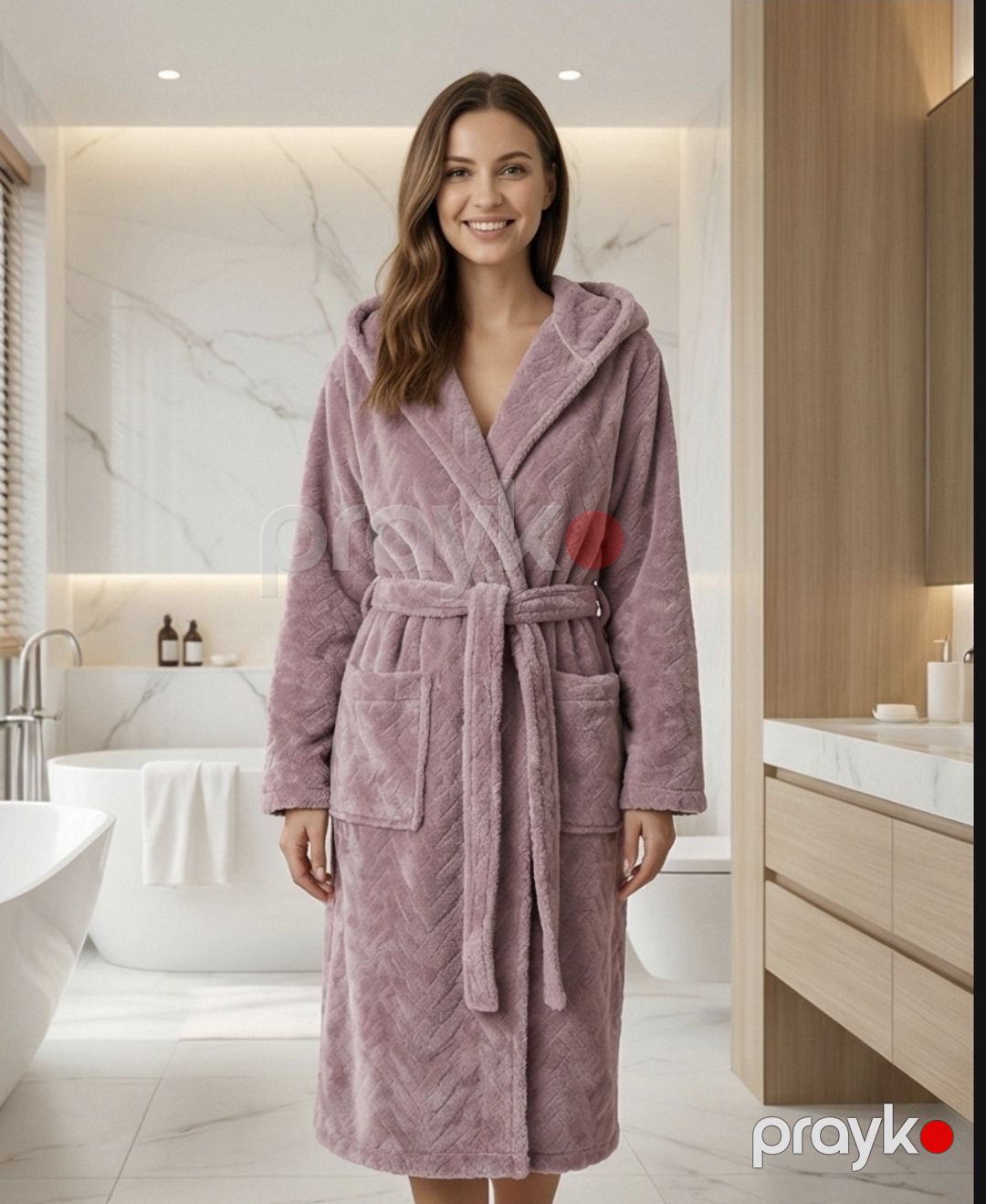 Qadınlar üçün hamam xələti 2122616, yasəməni, mikrofibra, ölçü L/XL — Mallar, Bakı (3)
