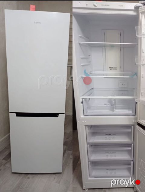 İşlənmiş 2 qapılı Beko Soyuducu Satılır, rəng - Ağ, Dolab içi — Bakı