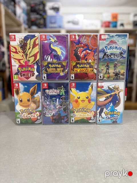 nintendo switch "Pokemon" oyun diskləri — Bakı