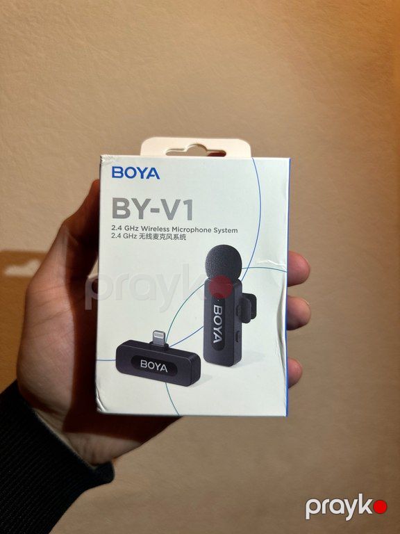 “Boya V1 2.0” yaxa mikrofonu — Səs texnikası, Bakı (2)