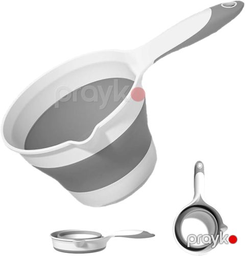 Ləyən nh_3a777da0, plastik, tutacaq ilə, boz — Bakı
