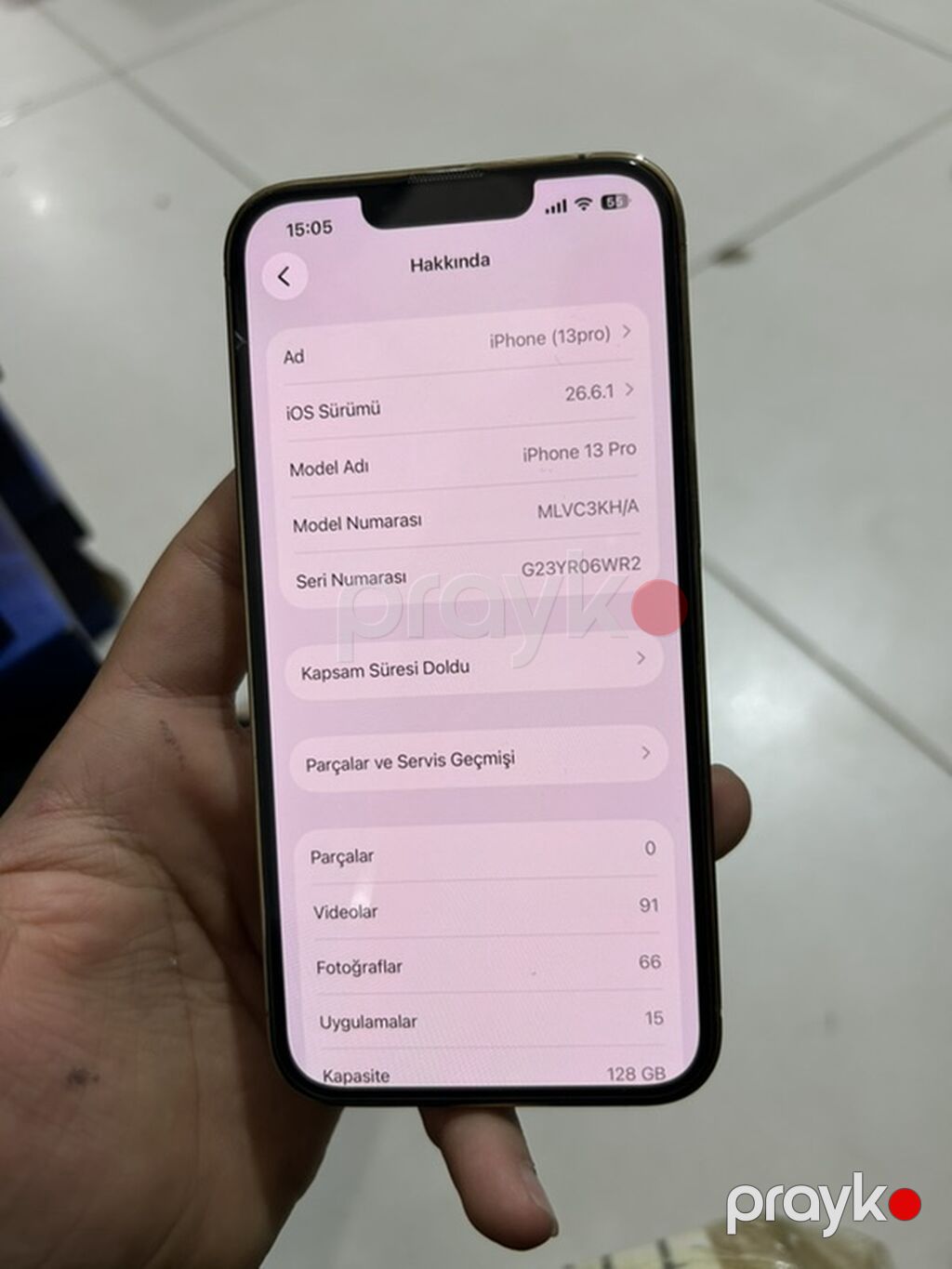 IPhone 13 Pro, Qızılı, Face ID — Apple iPhone, Gəncə (10)