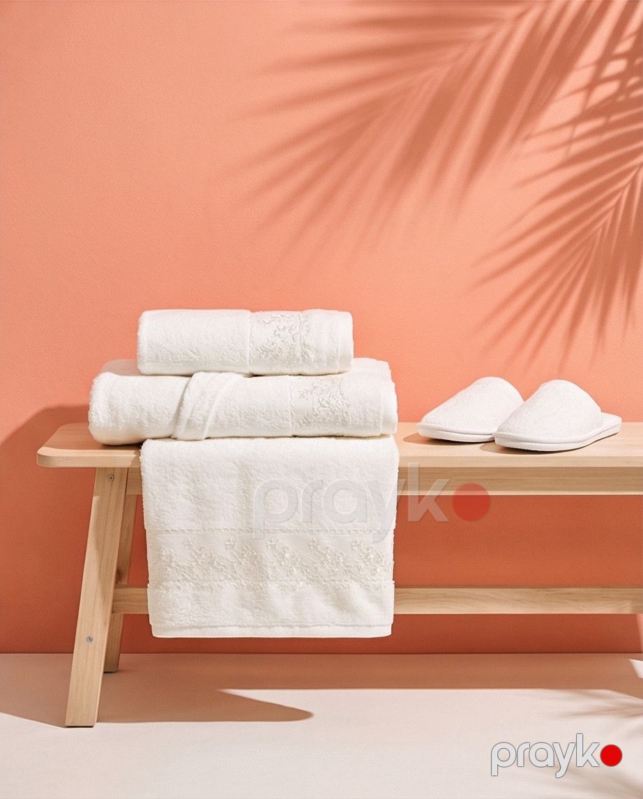 Qadınlar üçün hamam dəsti 2190937, ağ, pambıq, ölçü M/L — Mallar, Bakı (3)