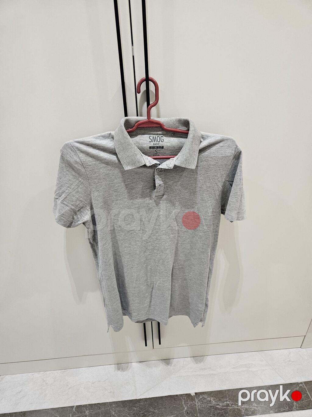 Polo köynək, Versace, M, rəng - Boz — Futbolka və polo, Bakı (7)