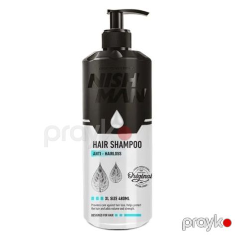 Saçlar üçün şampun Nishman Anti-Hairloss 480 ml — Bakı