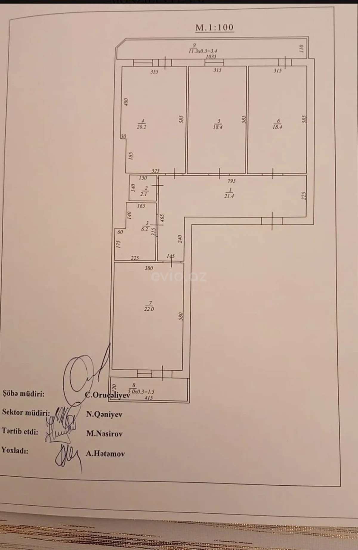3 otaqlı tam təmirli mənzil satılır Nizami rayonunda — Mənzil, Bakı (8)