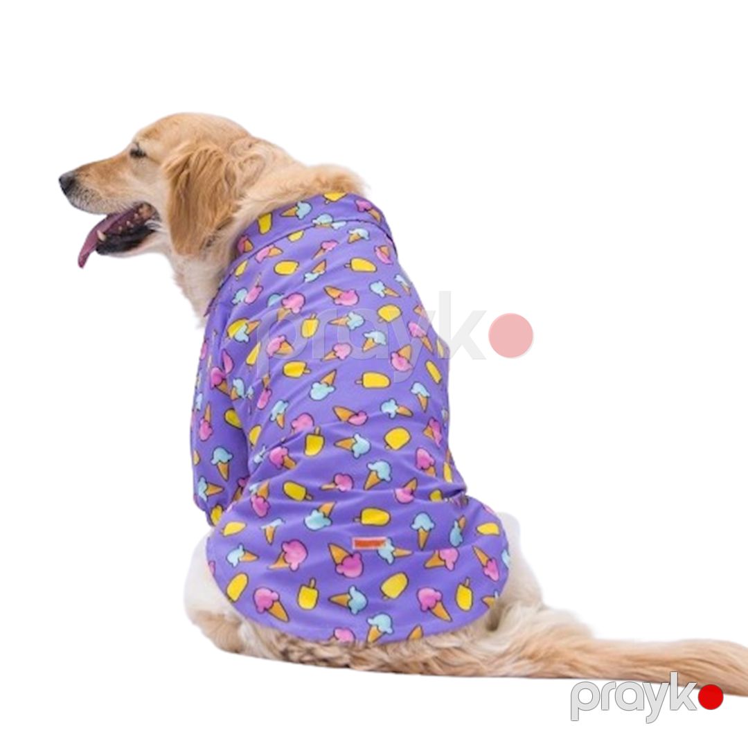 Köynək Pawstar Ice Cream itlər üçün, 3XL, bənövşəyi — Mallar, Bakı (2)