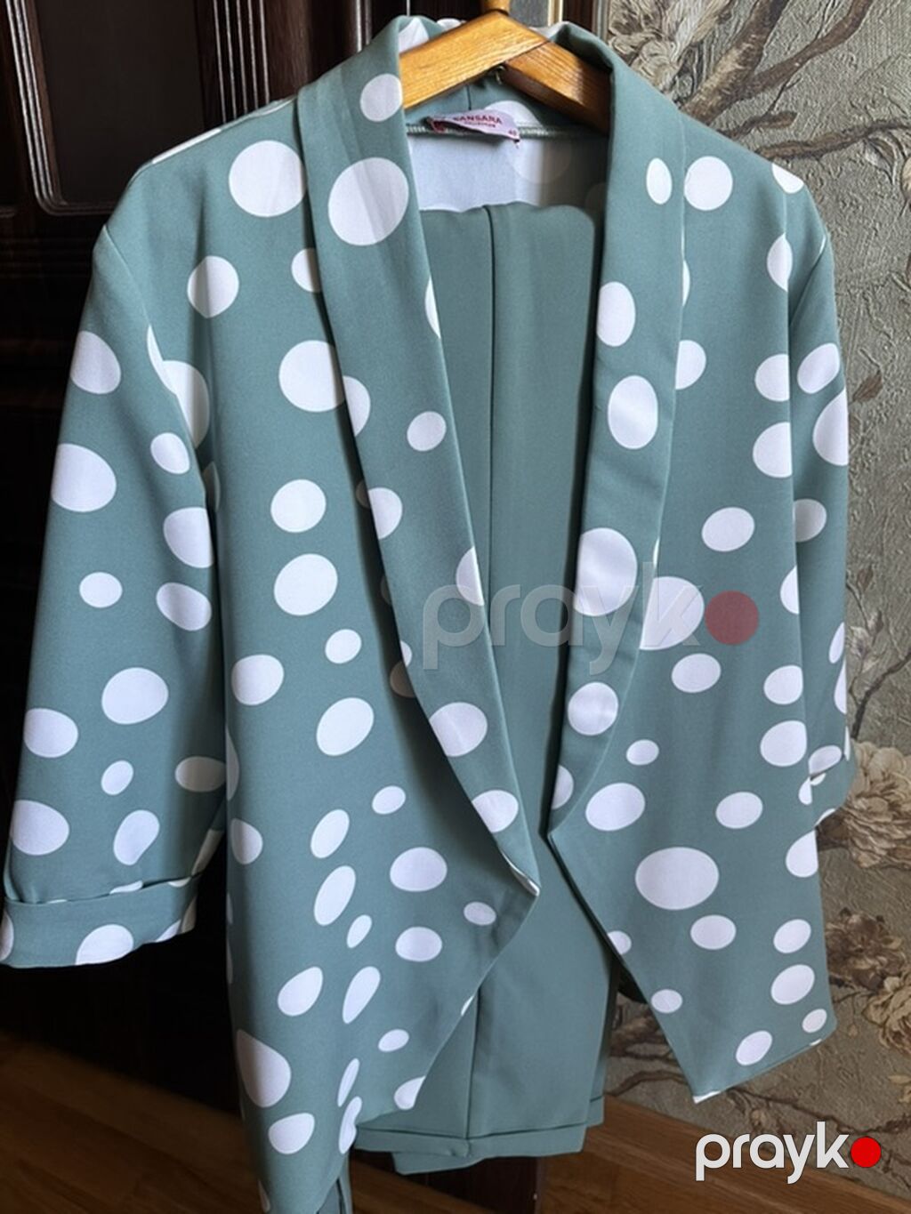 Sansara Collection qadın dəsti - Model: Açıq fason kimono tipli üst — Kostyum, Masazır (3)