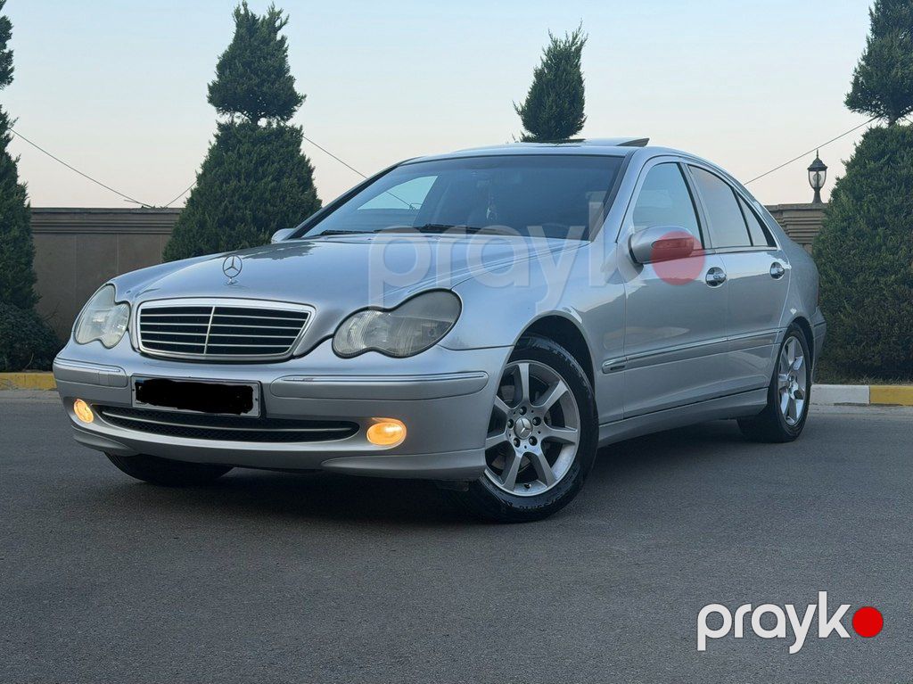 Mercedes C 200, 2.0 L, 2001 il, 350 000 km — Avtomobillər, Bakı (7)