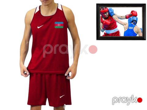 Boks geyim dəsti, qırmızı, ölçü S — Bakı
