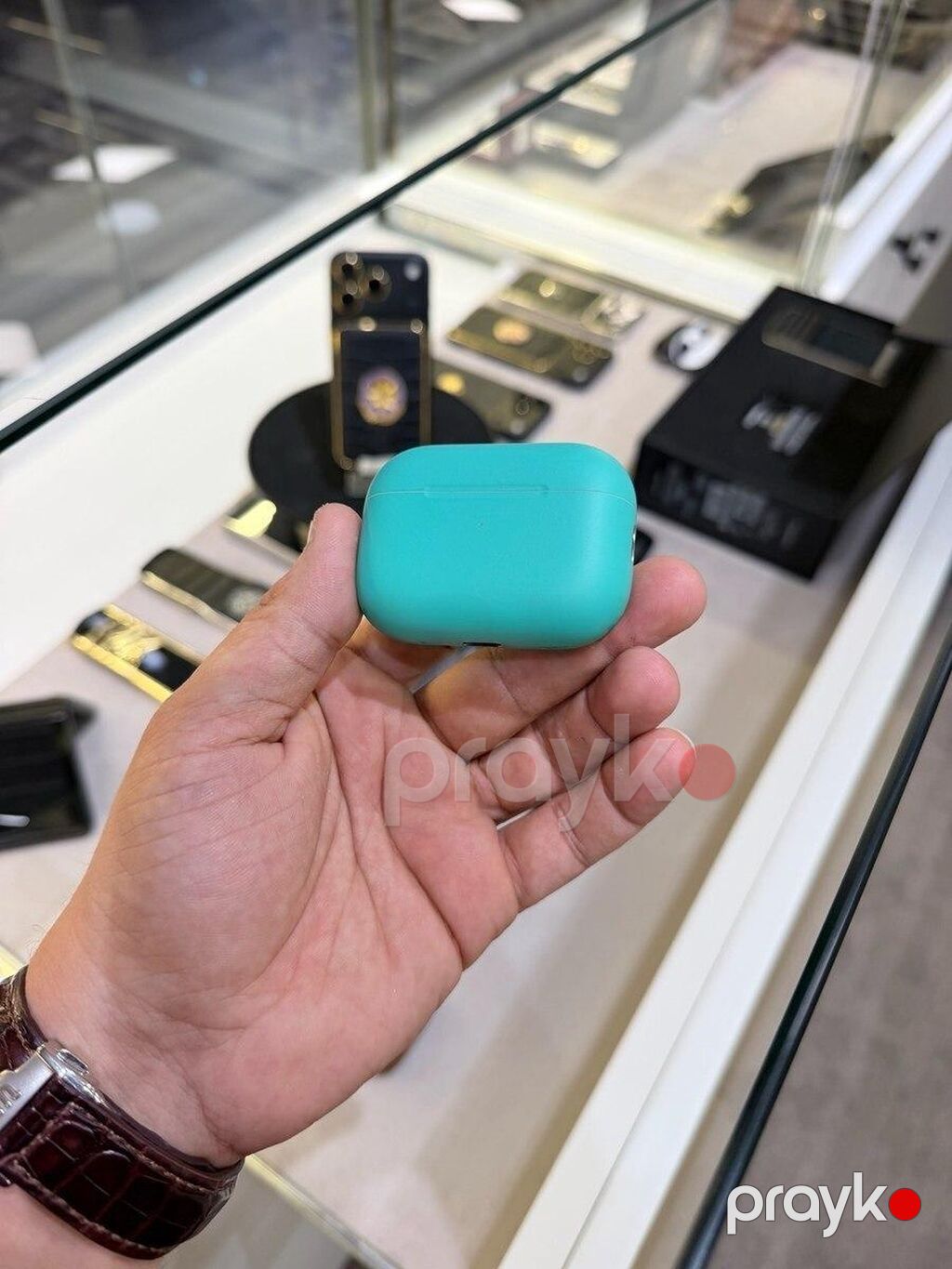 Exclusive Airpod 2 Pro Tiffany Color Exclusive Airpods 2 Pro Tıffany — Qulaqcıqlar, Bakı (6)
