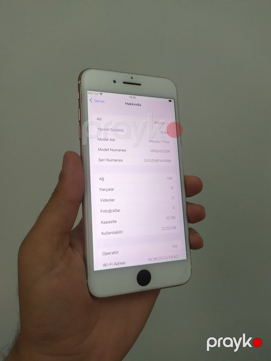 Apple iPhone 7 Plus Rose Gold 32GB — Smartfonlar, Bakı (7)