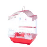 Qəfəs dəmir/plastik, 30х22х40 sm, qırmızı/ağ — Goods