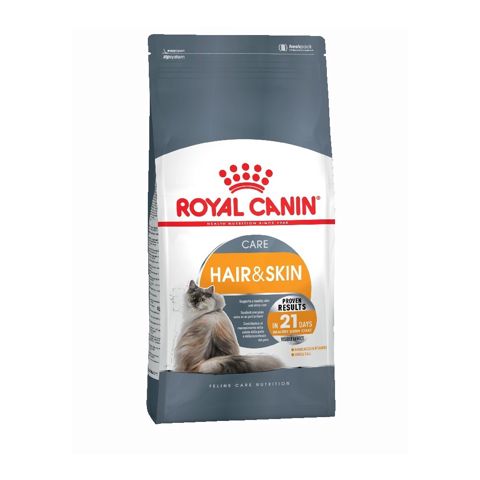 Quru yem Royal Canin Hair&Skin Care, yetkin pişiklər üçün, dəri və xəzə qulluq 10 kq — Bakı