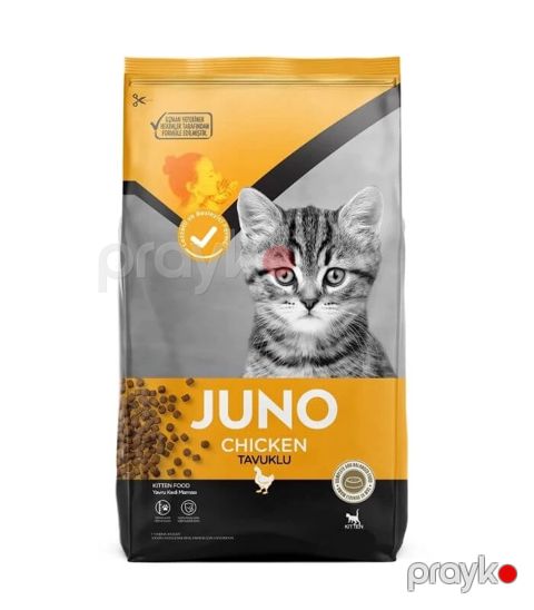 Juno Toyuq Tərkibli Körpə Pişiklər üçün Quru Yem 15 kq ARZ-YEM-M05 — Bakı