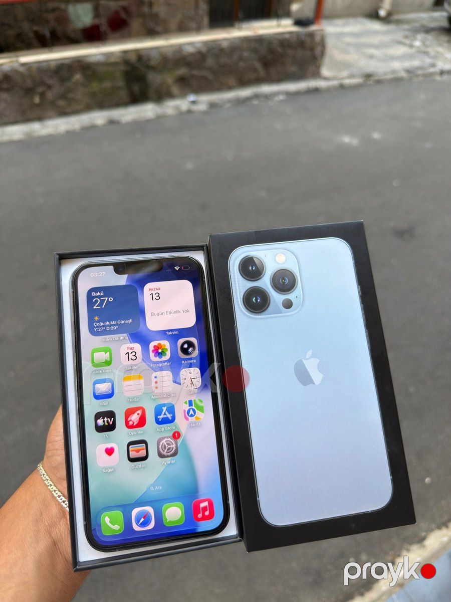 Apple iPhone 13 Pro Sierra Blue 128GB/6GB — Smartfonlar, Bakı (3)