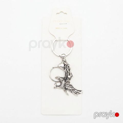 Brelok, paslanmayan polad, gümüşü, 90 mm — Bakı
