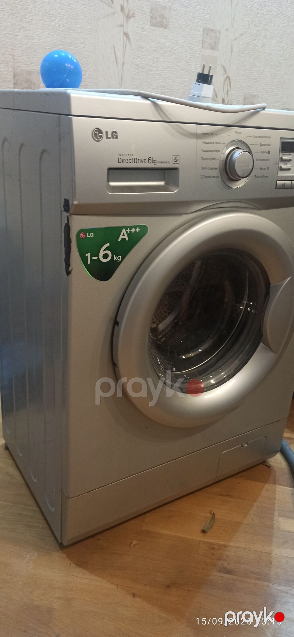 LG paltaryuyan maşın – Inverter Direct Drive, 6 kq Xüsusiyyətlər — Çamaşır maşınları, Bakı (3)