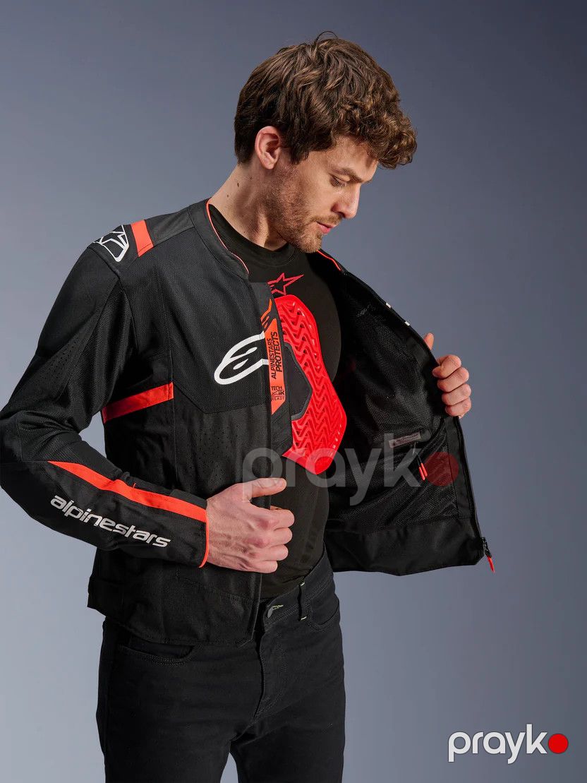 Motosikl gödəkçəsi Alpinestars T-sps AIR V2 JKT S 1030, poliester, qara, ölçü S — Mallar, Bakı (3)