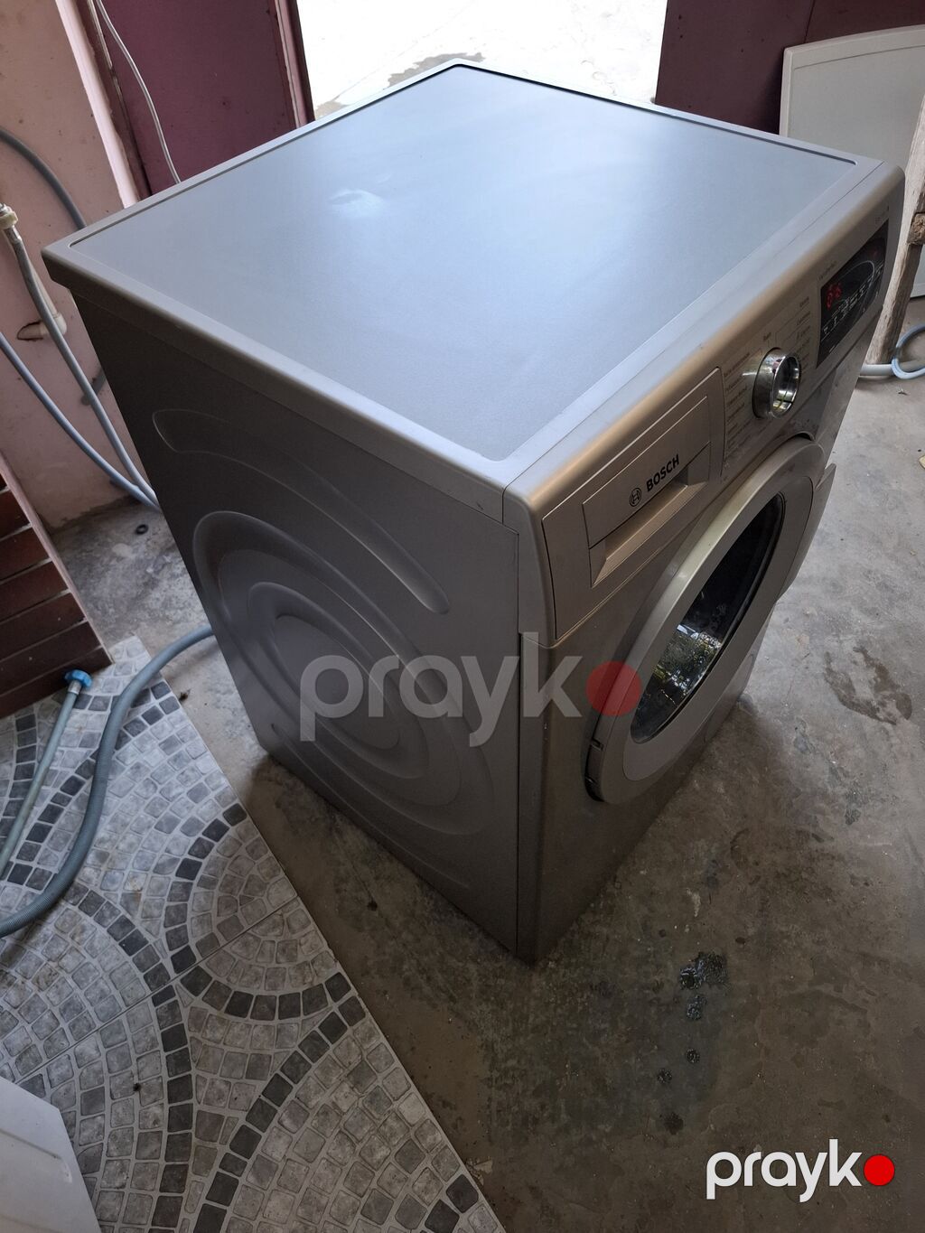 Hecbirb prablemi yoxdur 8kg. Bosch Serie 6 önyükləməli paltaryuyan — Çamaşır maşınları, Sumqayıt (2)