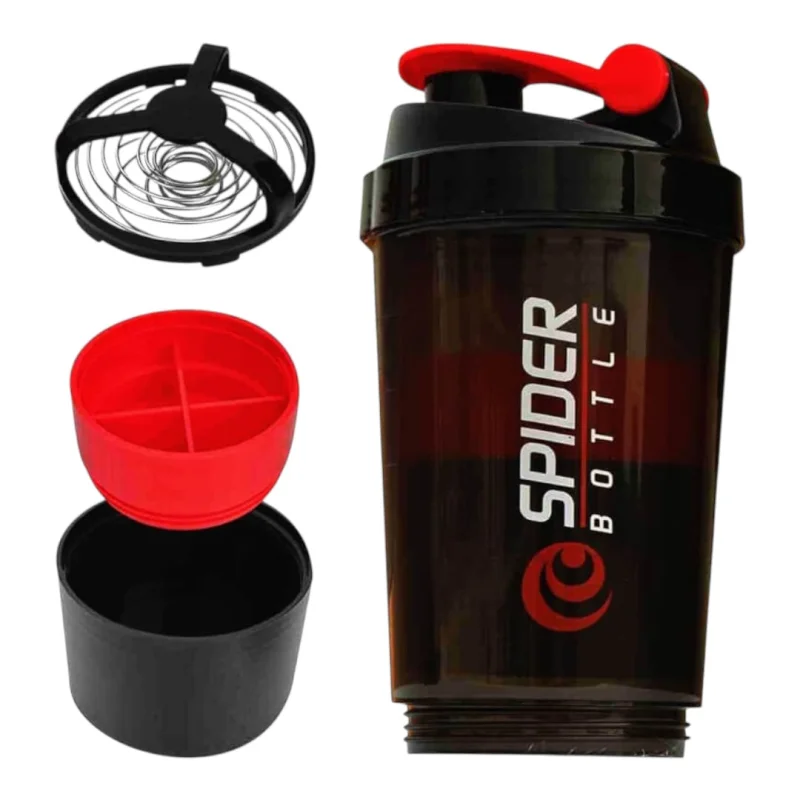 Şeyker Spider, plastik, qara/göy, 3 hissəli, 500 ml — İdman, hobi, istirahət, Bakı (2)